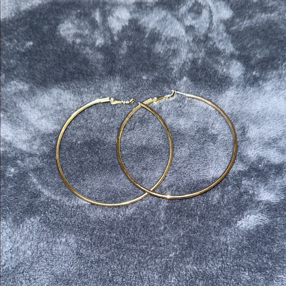Elegant Gold Hoop Earrings